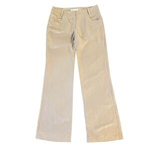 BCBGeneration Wide Leg Khaki Trouser Pants, Size 4